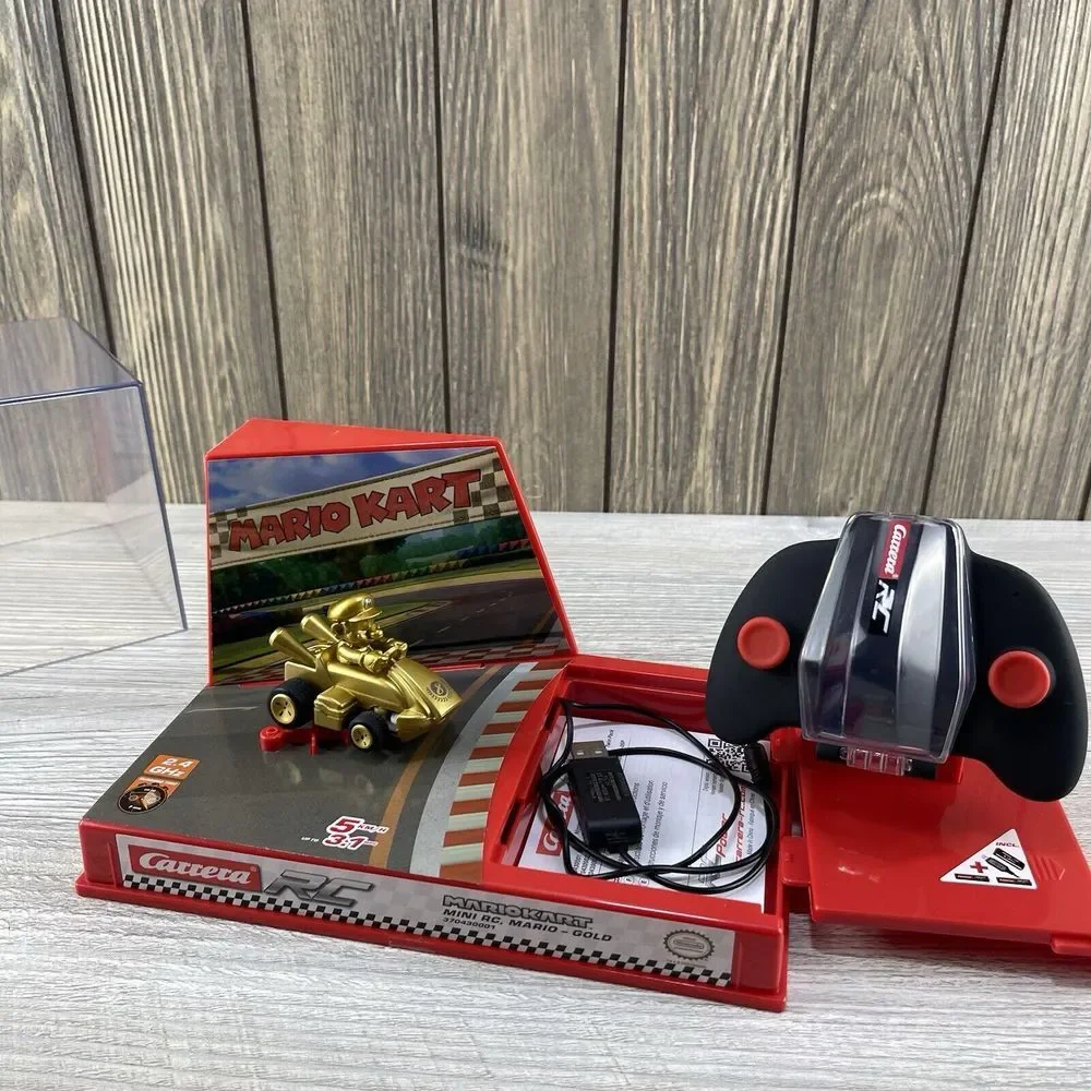 Mario Kart Carrera RC 1 50 Scale Mini Remote Control Car MARIO GOLD CHASE